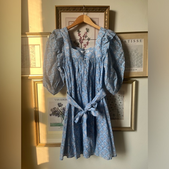 NEW Emerson Fry ADELINA LONG SLEEVE DRESS SUNDAY FLOWERS ORGANIC small - Picture 8 of 12